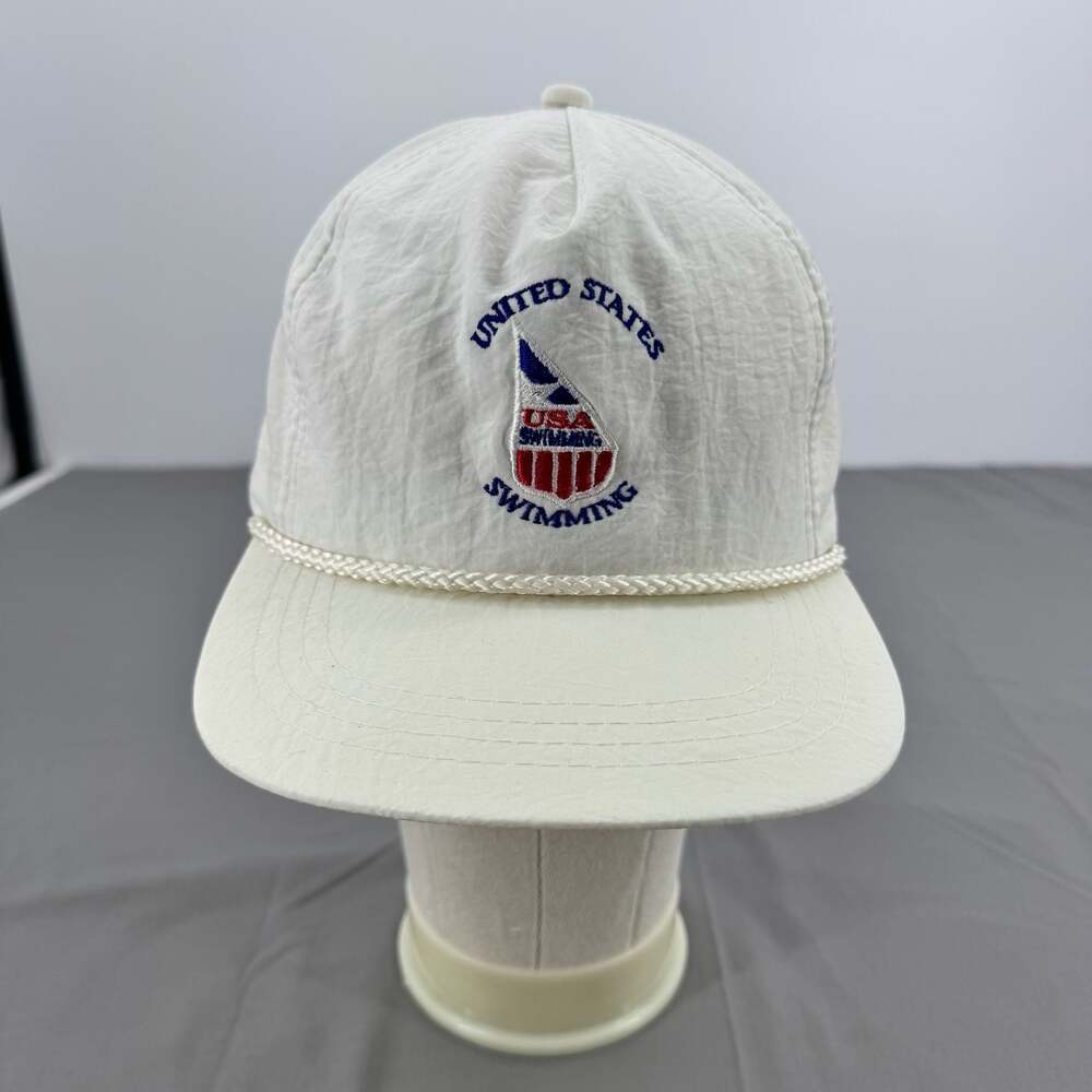 Vintage Yupoong United States Swimming Nylon Rope Snapback Hat
